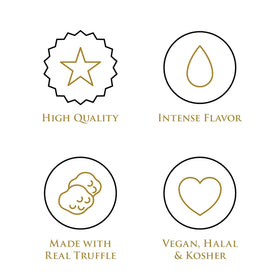 TruffleHunter black truffle oil dressing showcasing luxurious flavor
