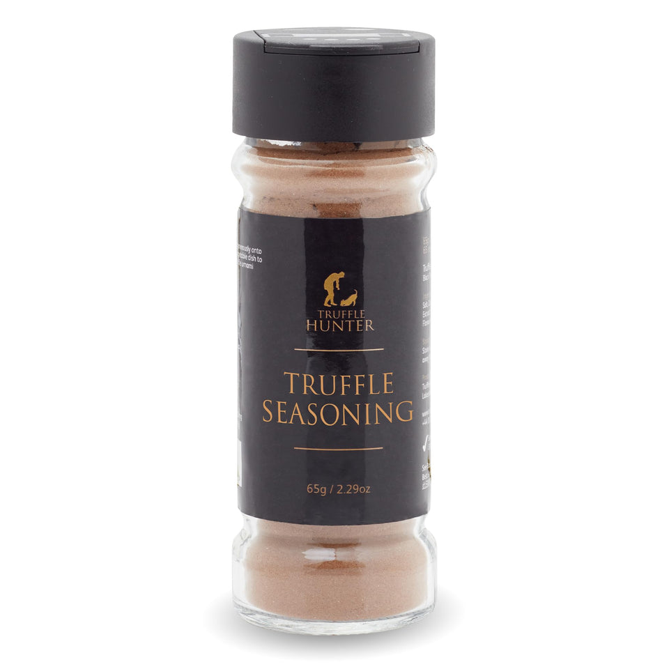 TruffleHunter black truffle seasoning jar enhances savory meals
