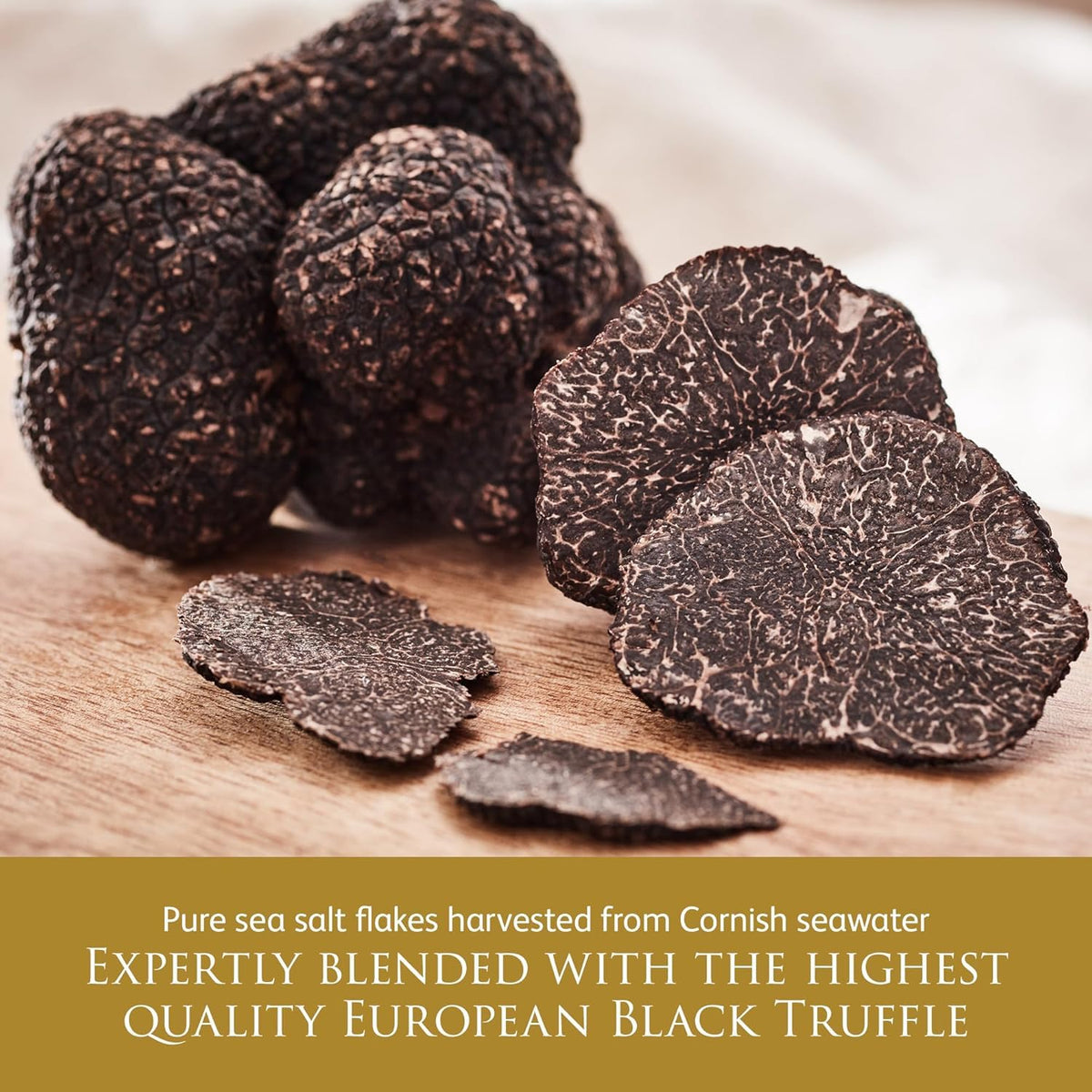 Hand sprinkling TruffleHunter salt flakes over roasted vegetables for extra depth.
