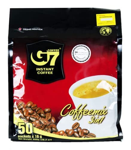 Trung Nguyen G7 fragrant aroma highlighting bold flavor.