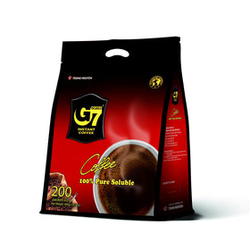 TRUNG NGUYEN G7 Pure Black packaging front for a premium coffee experience.