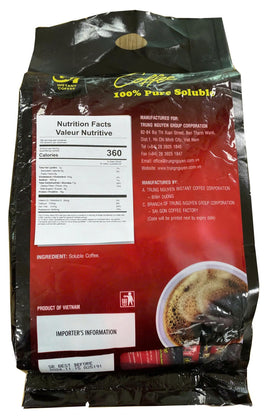 G7 Pure Black sachets collection highlighting convenient, sugar-free instant coffee solution.