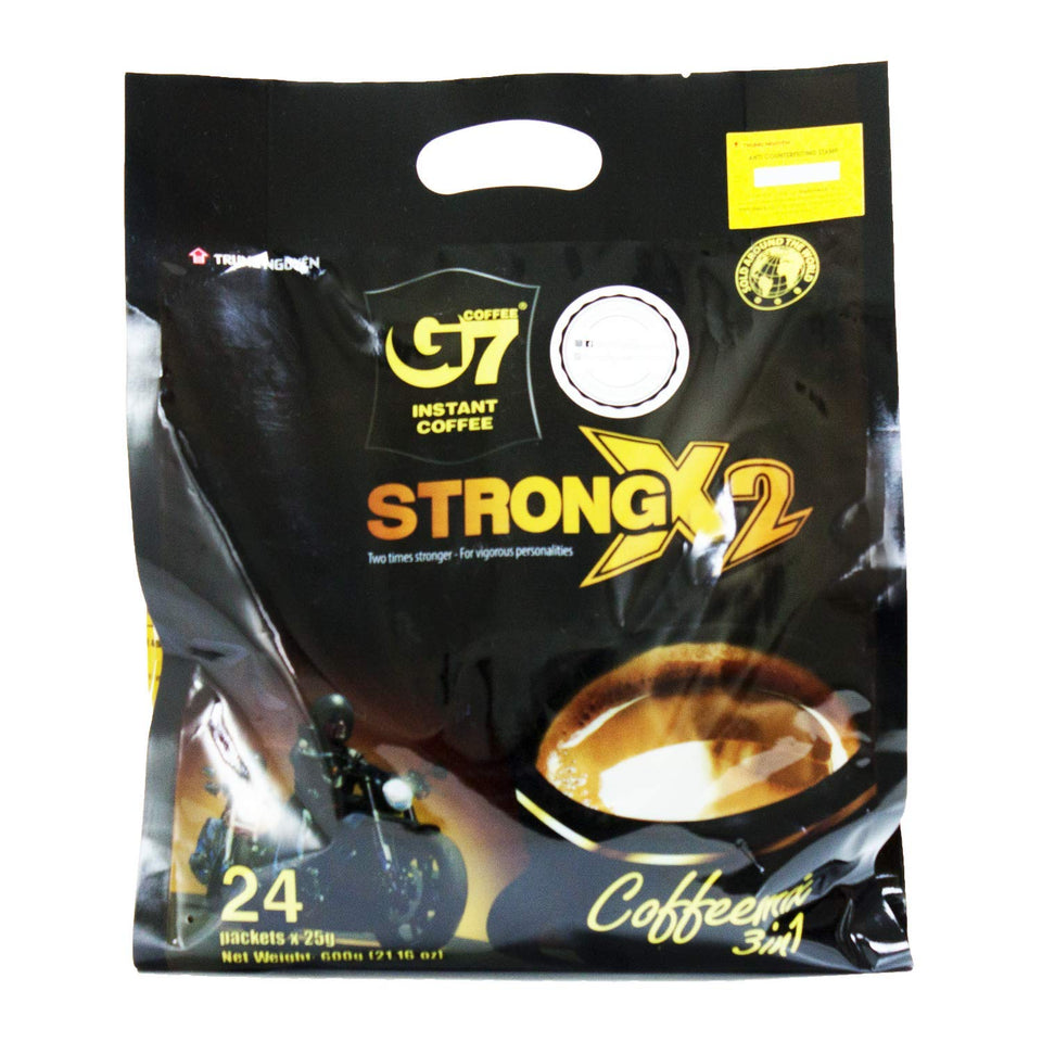 Trung Nguyen G7 Strong X2 instant coffee pack for quick mornings and bold flavor
