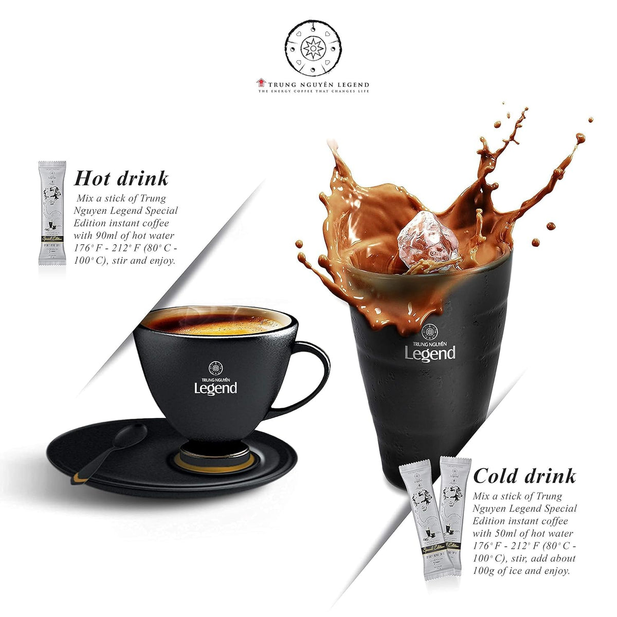 TRUNG NGUYEN LEGEND Classic aroma cup, a fragrant ready-to-sip moment