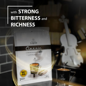 TRUNG NGUYEN Legend Classic ingredients showcase ready-to-mix instant coffee powder