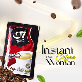 G7 sachets ready-to-dissolve instant coffee packs for busy mornings
