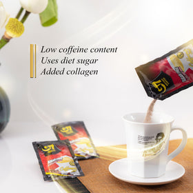 Travel-friendly G7 packaging shown for coffee on the go