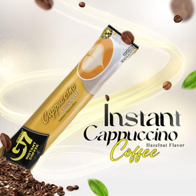 TRUNG NGUYEN Legend G7 Cappuccino Hazelnut stick dissolving, easy preparation for busy mornings