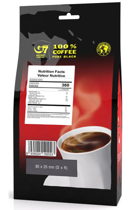 TRUNG NGUYÊN Legend G7 Pure Black cup ready for bold morning pick-me-up.