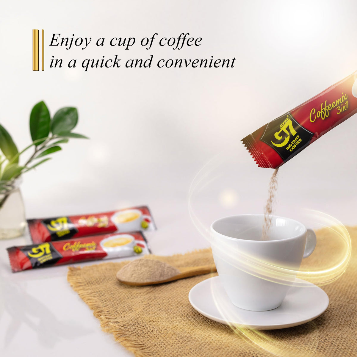 TRUNG NGUYÊN Legend G7-travel-pack on-the-go coffee solution.