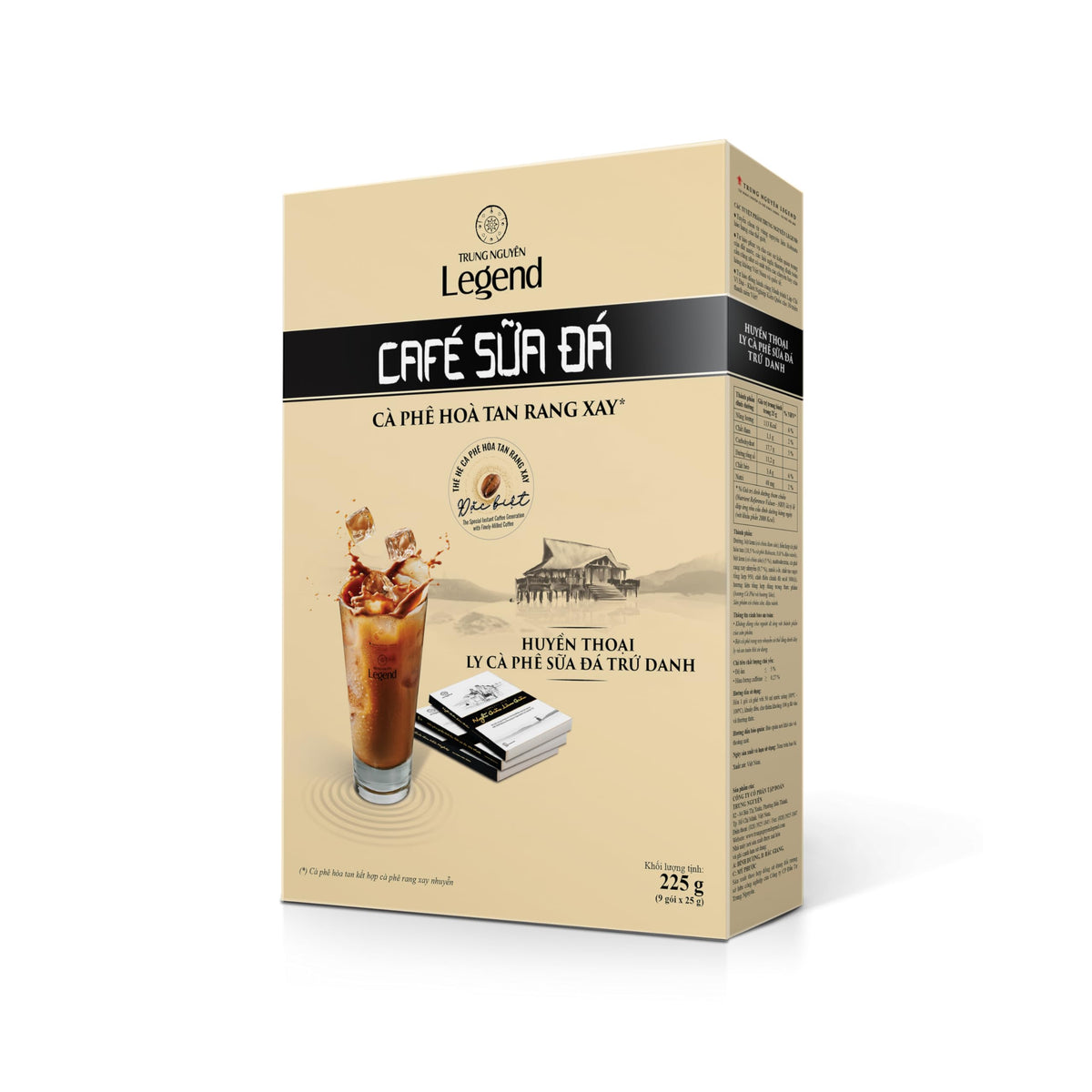 TRUNG NGUYEN LEGEND iced coffee packet for a fast, flavorful pick-me-up.