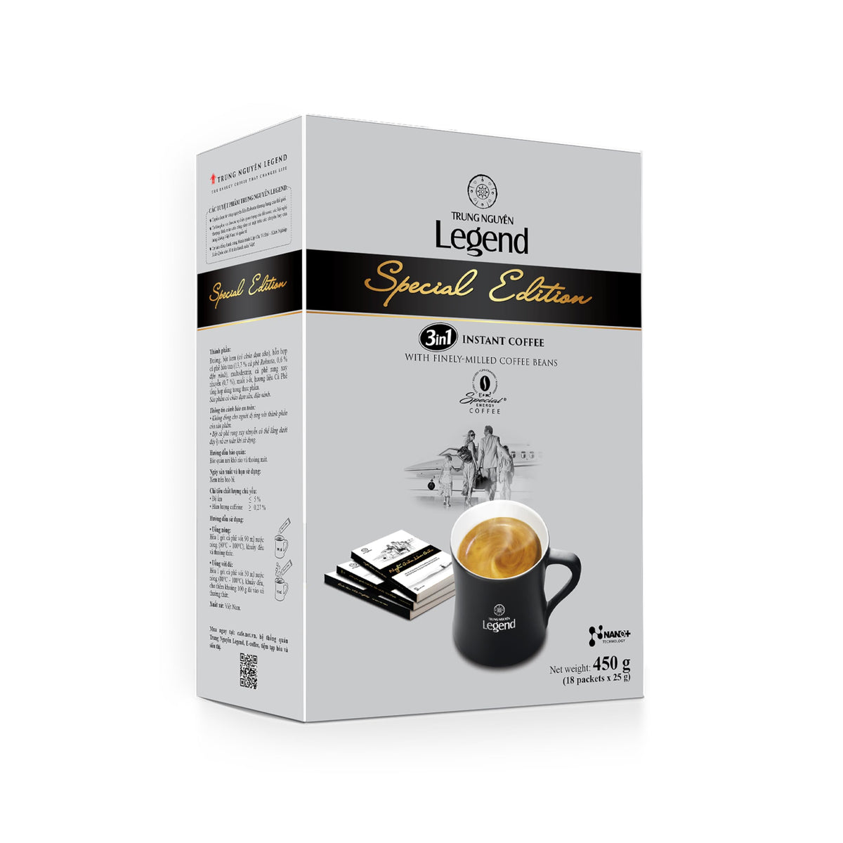TRUNG NGUYEN Legend Special Edition coffee packet close-up, rich aroma for a focused morning.