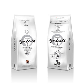 TRUNG NGUYEN Legend Success 2 bag of whole beans for home brewing and fresh aroma.