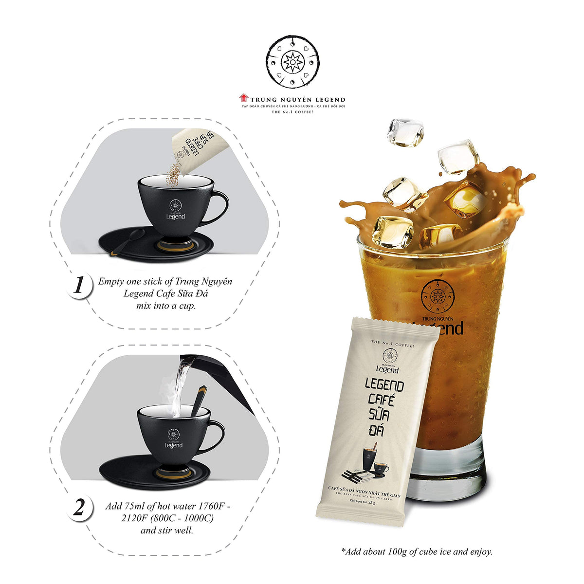 TRUNG NGUYEN LEGEND travel-friendly packs for on-the-go enjoyment.