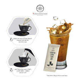 TRUNG NGUYEN LEGEND travel-friendly packs for on-the-go enjoyment.
