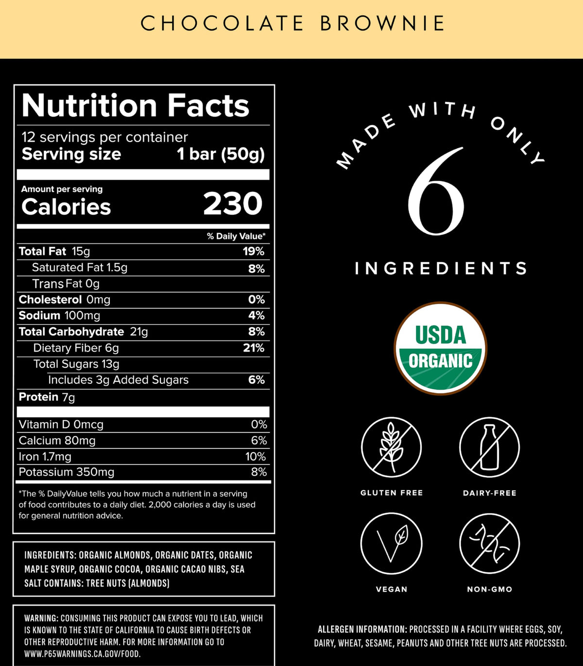 Truvani chocolate brownie bar delivers 7g protein per serving for steady energy.