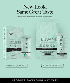 Truvani chocolate mint bar energy scene during a busy day