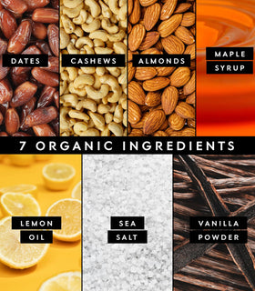 Truvani Lemon Bar ingredients scene highlights natural, real-food components.