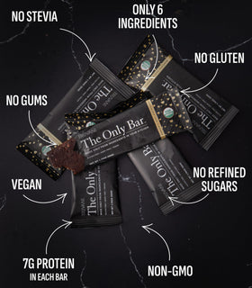 Truvani snack bar individually wrapped for easy portability.