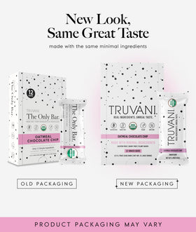 Truvani bar displaying gluten-free and dairy-free labels