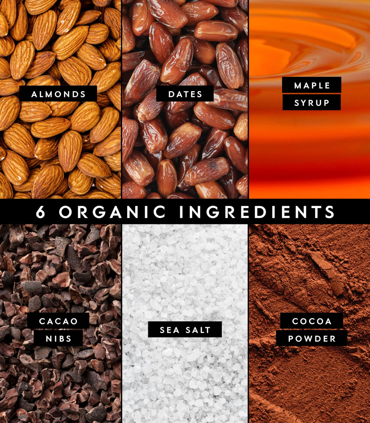 Truvani chocolate brownie bar with USDA Organic certification and vegan ingredients.