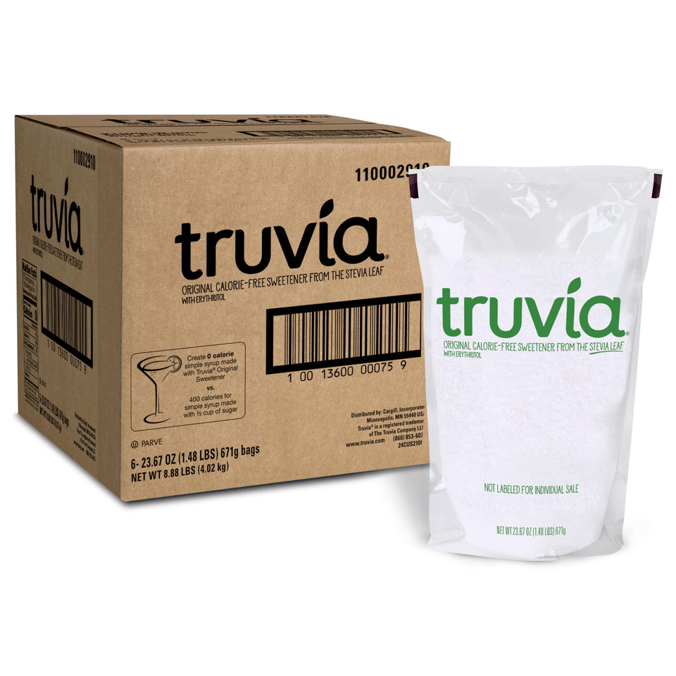 Truvia calorie-free stevia sweetener bottle pour for tea and beverages