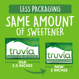 Truvia kitchen-counter-packaging suggests easy sugar-free option for any space