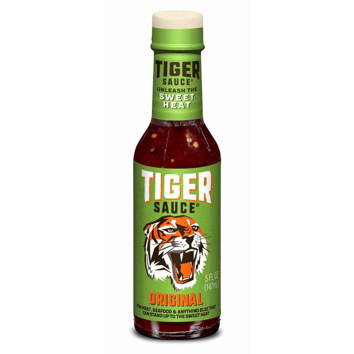 Try Me Tiger Sauce Original bottle pack 3 ready to spice up meals.