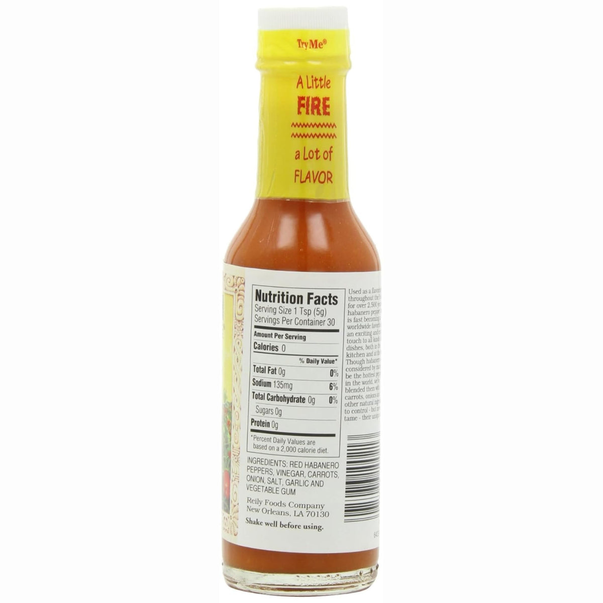 Try Me Yucatan Sunshine Habanero ingredients – natural peppers and spices for flavorful cooking.