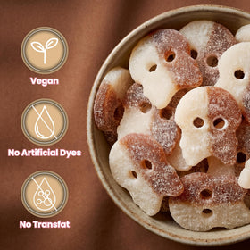 Swedish-made candy crafted by Bubs, inviting a traditional Saturday treat ritual.