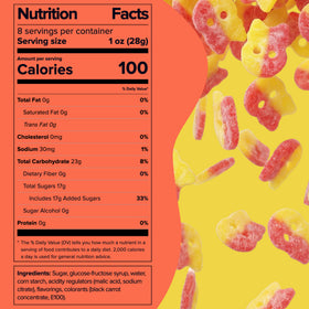 Try New Treats Bubs Lemon Raspberry Skulls single flavor bag for consistent lemon raspberry taste.