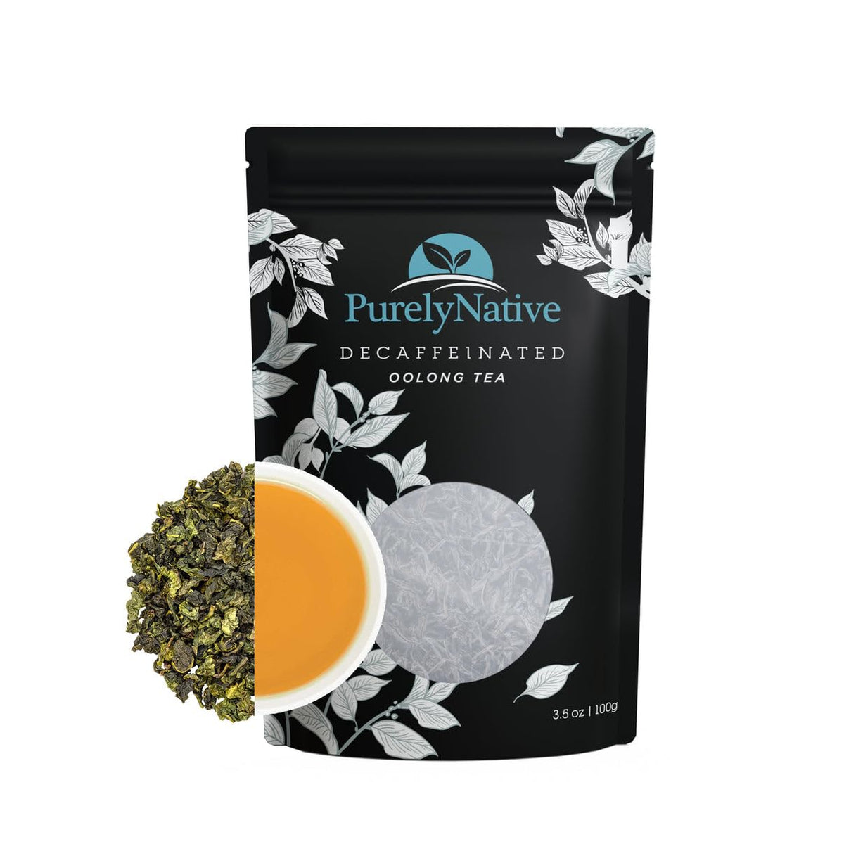 TRYVERA decaffeinated oolong tea pour, smooth flavor suitable for any time of day