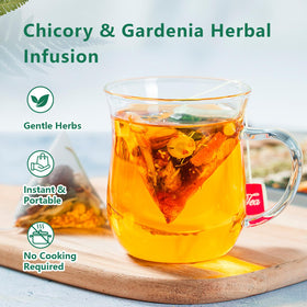 Aromas of citrus and floral honeysuckle in Tsoneoo herbal tea