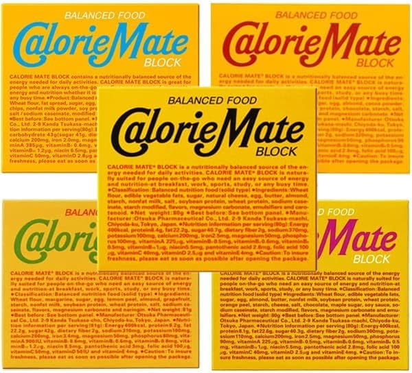 TSTADVANCE Calorie Mate Block fruits bar for on-the-go energy.