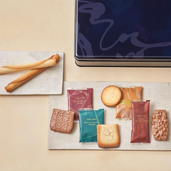 Yoku Moku 27-cookie assortment closeup hints at variety and quality.