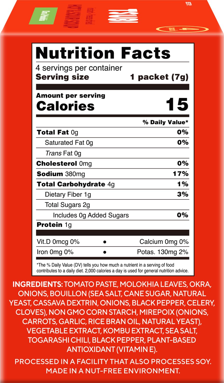 Tsubi Soup instant tomato soup mix shown for easy preparation