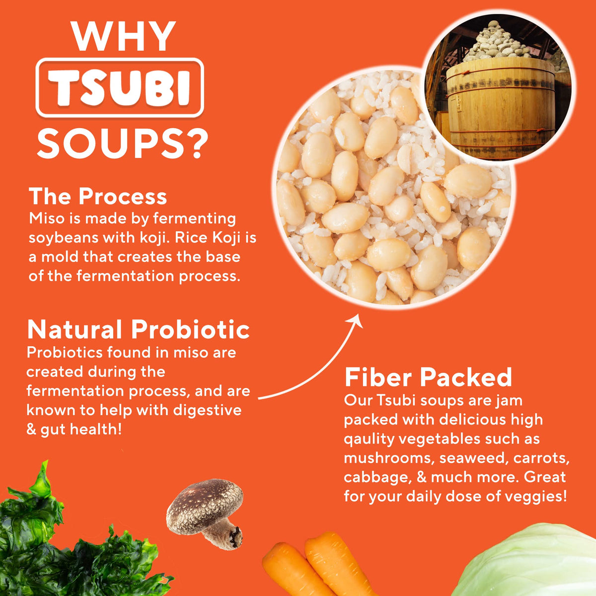 Made in Japan mark on Tsubi Soup packaging.