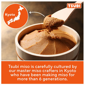 Tsubi Soup packaging front panel highlighting vegan gluten-free status
