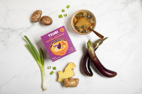 Tsubi Soup traceable ingredients label builds trust.
