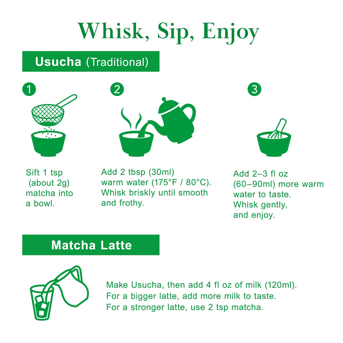 TSUJIRI Decaf Matcha cup steaming inviting a soothing pause