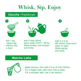 TSUJIRI Decaf Matcha cup steaming inviting a soothing pause