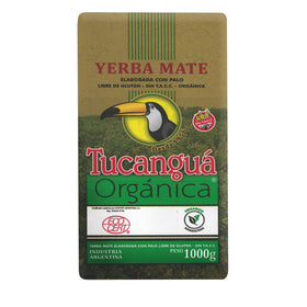 Tucangua Organic Yerba Mate loose leaf in bag for long-term storage