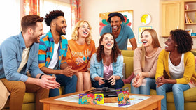 Tullipak BeanBoozled party game night setup invites laughs and squeals from friends.