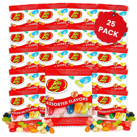 TULLIPAK Jelly Belly individual packs 0.35oz, convenient grab-and-go snack