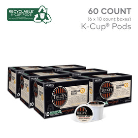 Aroma rising from a Tully's Hawaiian Blend pod hints at a smooth, balanced cup.