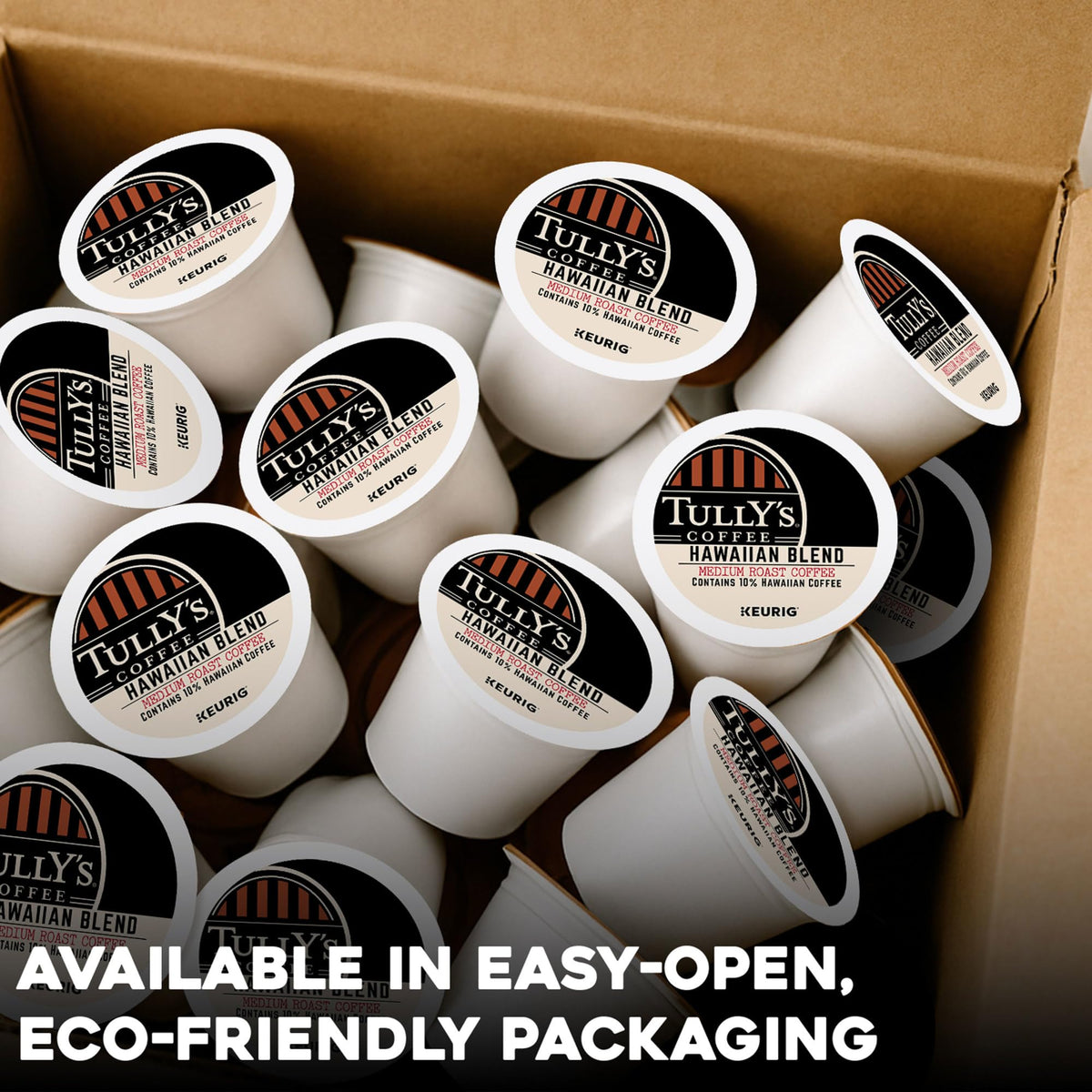 Tully's Hawaiian Blend coffee beans mix from Hawaii and other origins.
