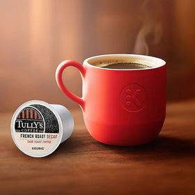 Pod inserted into a Keurig, ready for a quick cup.
