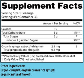 Tummydrops organic certification emblem visible on box for consumer trust