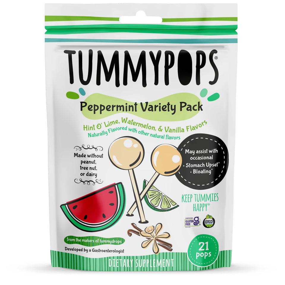 Tummydrops Tummypops variety pack box for convenient family tasting sessions
