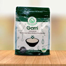 TundeLaniran Foods Ijebu Garri pack front, premium cassava granules for quick meals